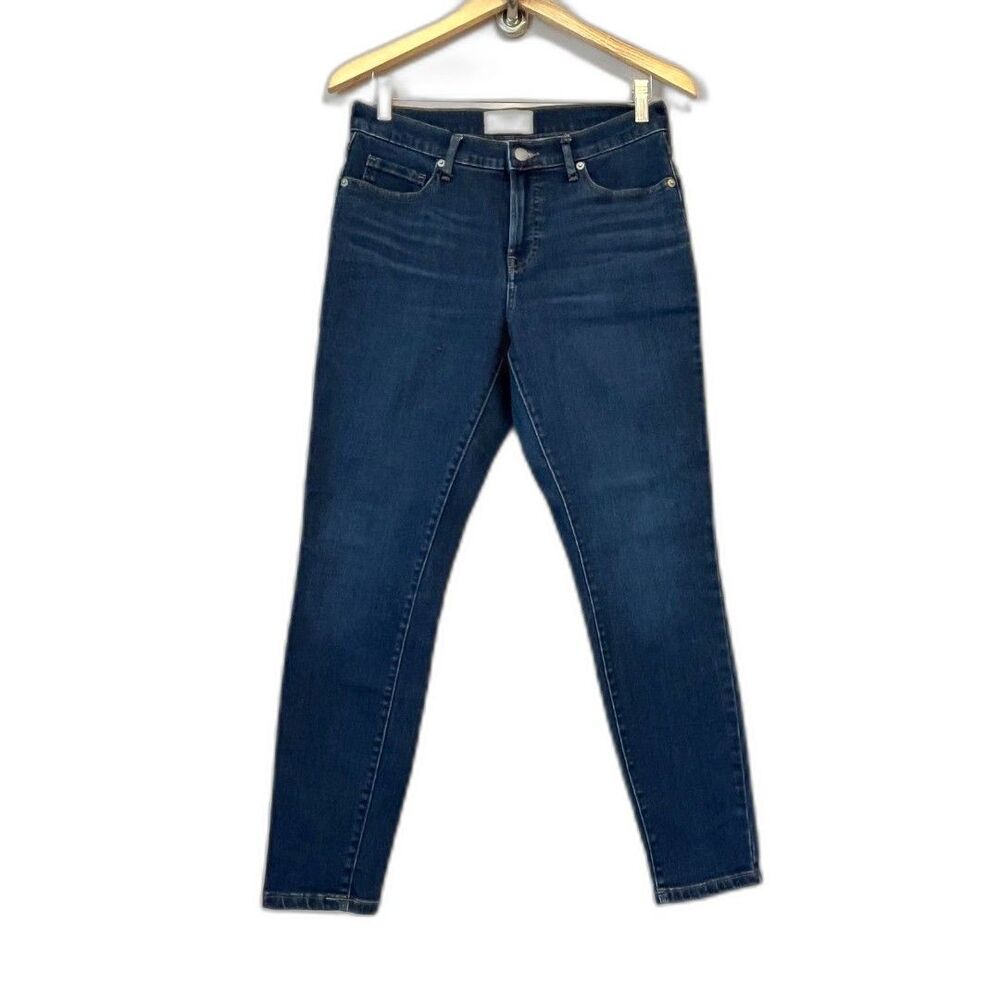 Everlane Mid-Rise Skinny Jeans Sz 29 Medium Wash Ankle Stretch Minimal Classic